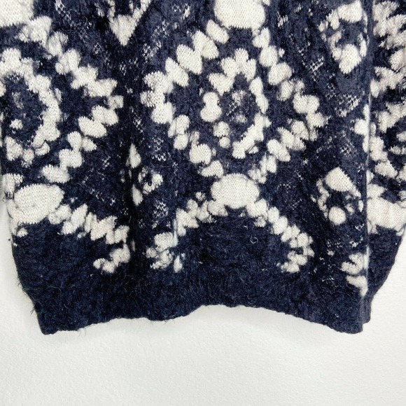 Gianni Bini Fuzzy Geographic Knit Sweater - Picture 4 of 7